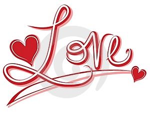 300x233 Love Word Clip Art Clipart
