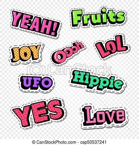 450x470 Textile Trendy Fashion Quotes. Badges With Texts For Eps Vector