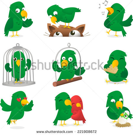 450x457 Fruit Headed Lovebird Clipart