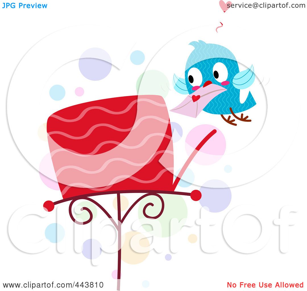 1080x1024 Royalty Free (Rf) Cliprt Illustration Of Love Bird Putting