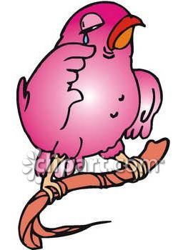 263x350 Royalty Free Clipart Image Lonely Love Bird Without A Mate Clipart