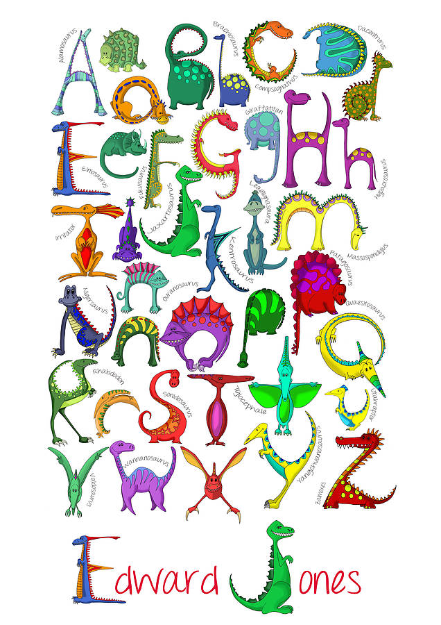 636x900 Dinosaur Clipart Alphabet