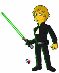 236x294 Luke Skywalker That Simpsons' Style Luke Skywalker