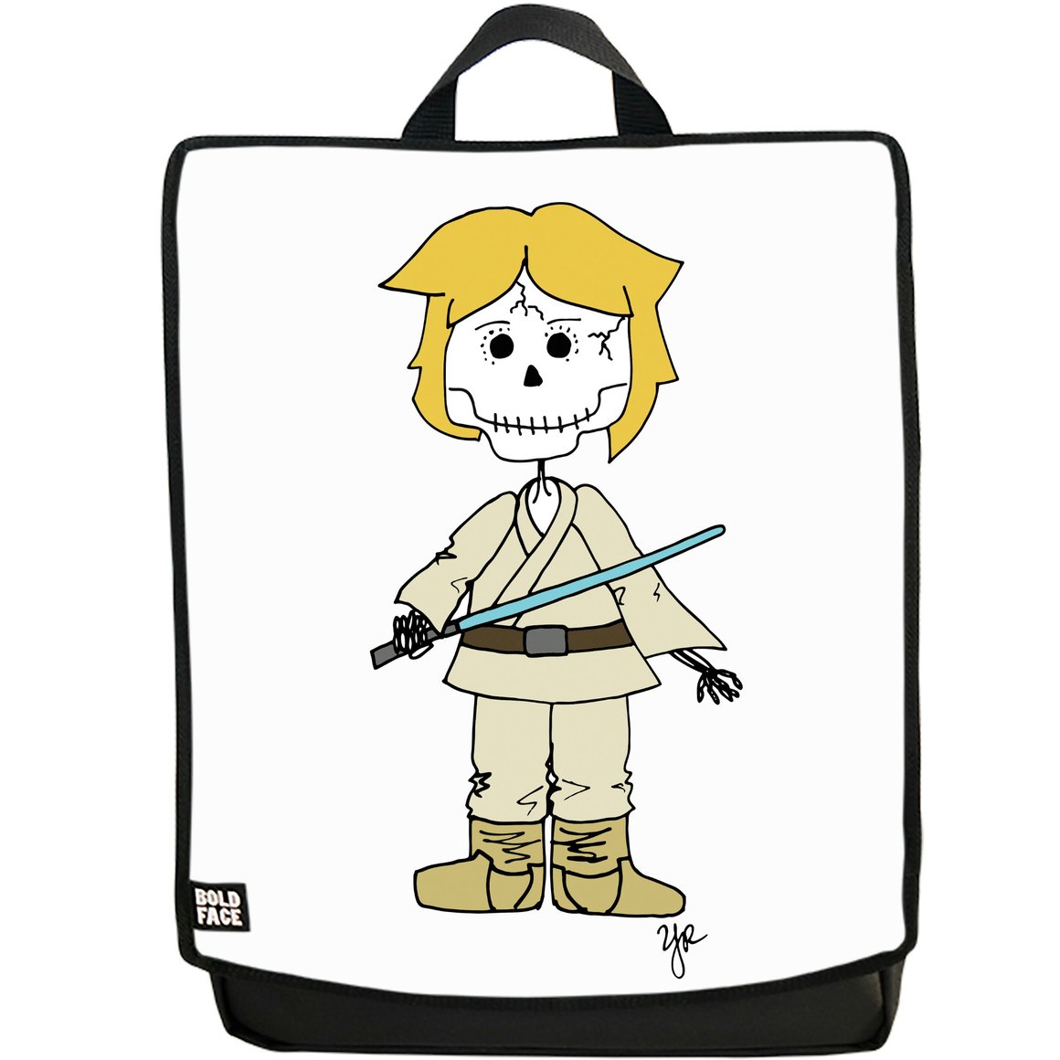 1160x1160 Luke Skywalker Day Of The Dead Backpack With Interchangeable Face