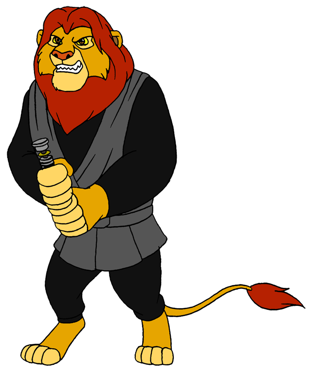 637x772 Simba As Luke Skywalker By Lionkingrulez