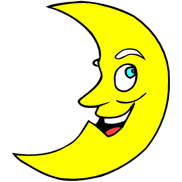 600x600 Moon Clip Art Free Clipart Images