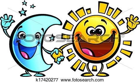 450x267 Clip Art Clip Art Of Sun And Moon Best Friends Baby Cartoon