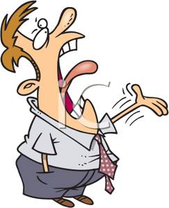 243x300 A Man Screaming At The Top Of His Lungs