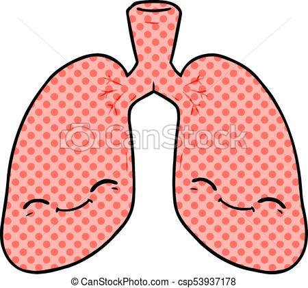 450x421 Cartoon Lungs Vectors Illustration