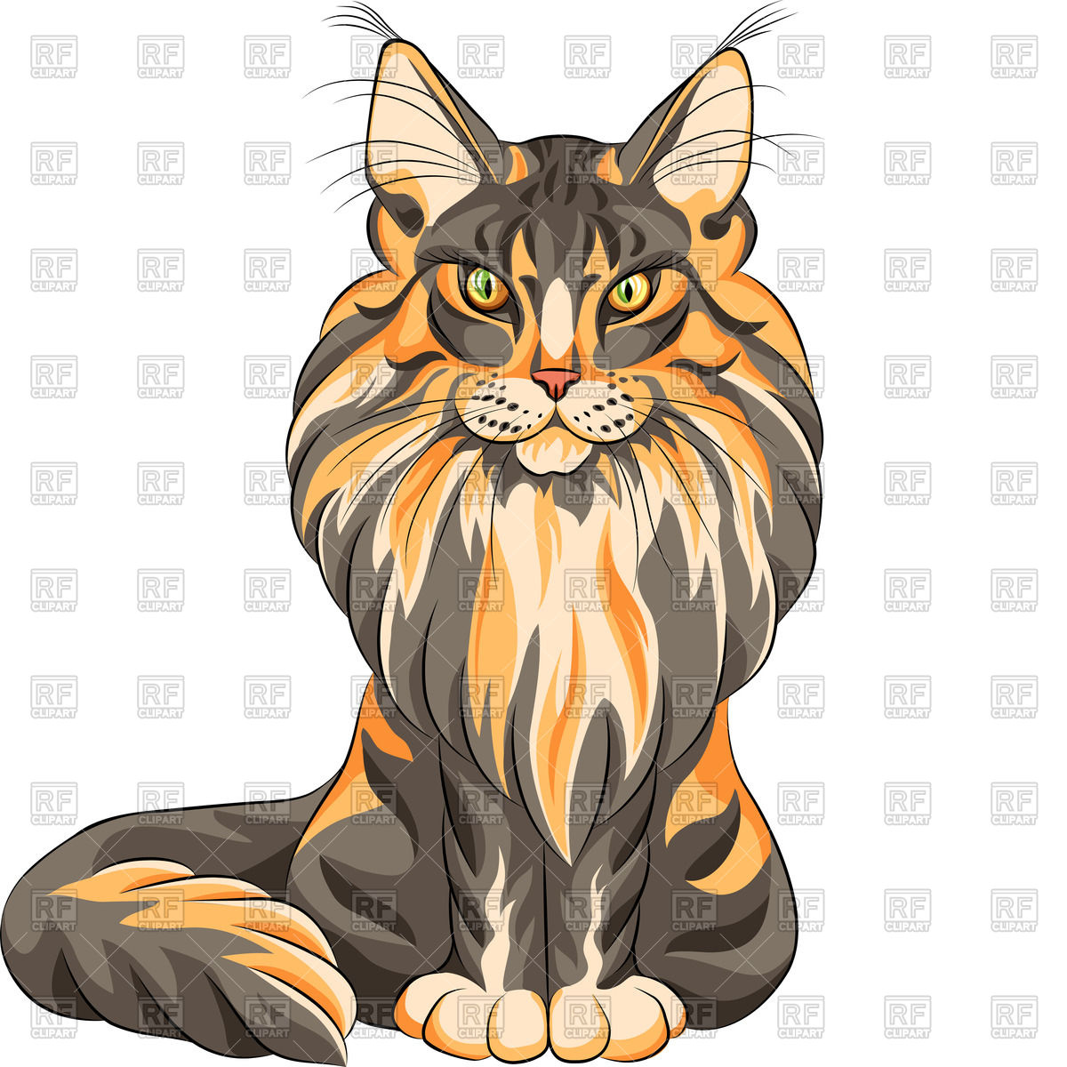 1200x1200 Lynx Head Royalty Free Vector Clip Art Image