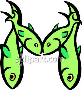 275x300 Letter M Made Of Fish