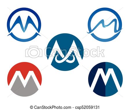 450x380 Letter M Vector Icons Such Logos Template Vectors