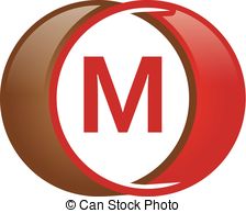 224x194 M Letter Circle Vector Clip Art Royalty Free. 1,087 M Letter