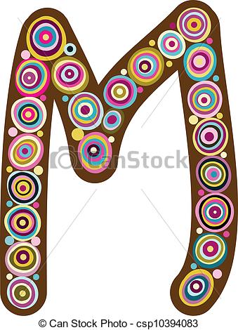339x470 Beautiful Letter M. See Also Letters In My Gallery Vector
