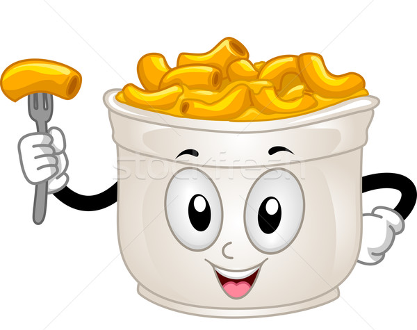 600x475 Mascot Mac And Cheese Vector Illustration Lenm ( 6798269