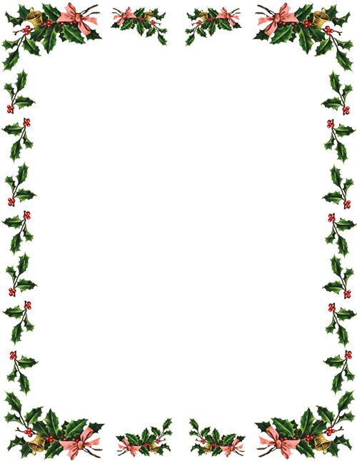 500x646 Free Christmas Clipart For Mac Clipartion Com Border