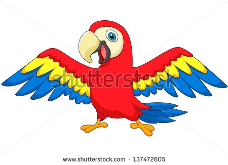 450x326 Macaw Clipart Cartoon