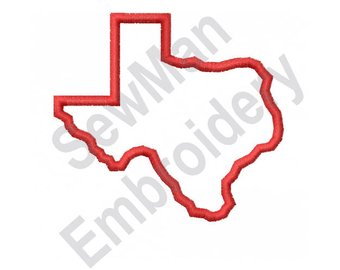 340x270 Pleasurable Ideas State Of Texas Outline Etsy Machine Embroidery