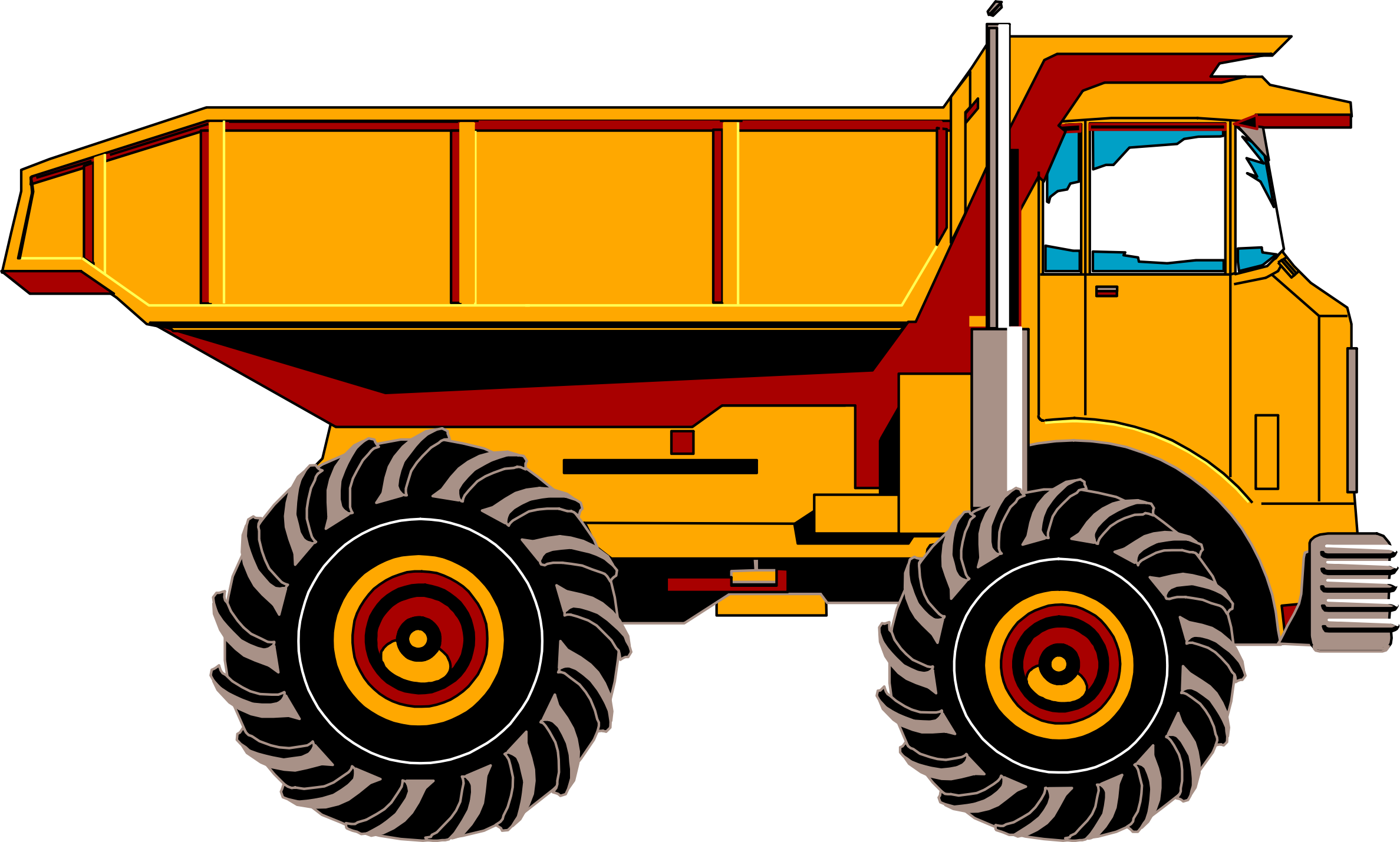 2375x1429 Pin By Jim Ginavan On Clip Art Dump Trucks