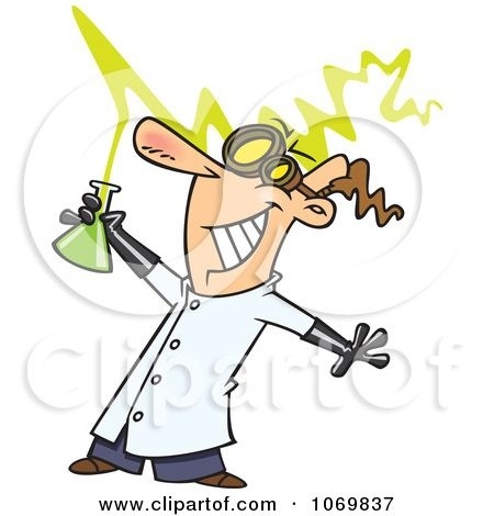 450x470 Mad Scientist Clipart