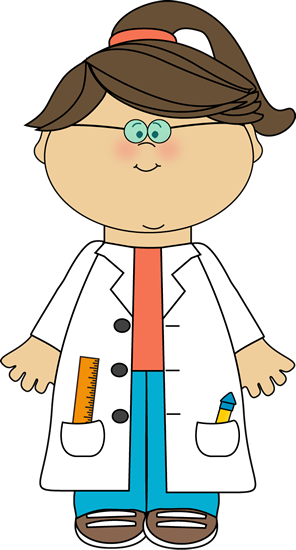 296x550 Girl Scientist Clip Art