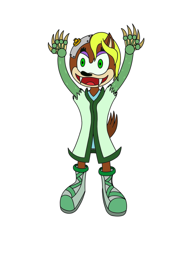 751x1063 Sonic Oc Kitty The Mad Scientist By Martyrex