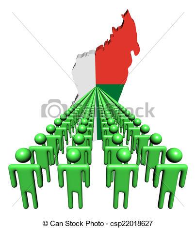 404x470 Lines Of People With Madagascar Map Flag Illustration Clip Art