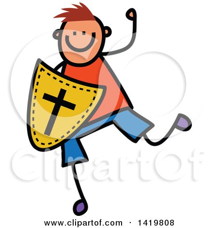 450x470 Clipart Of A Stained Glass Jesus Christ On A Crucifix