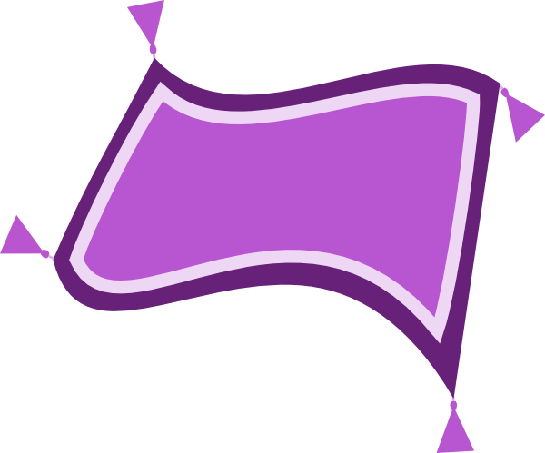 600x499 Magic Carpet Clip Art