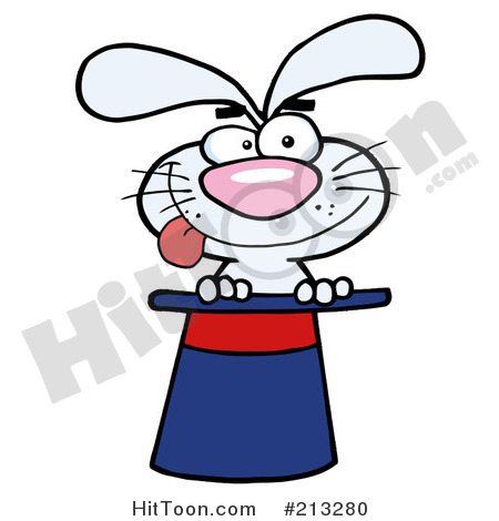 450x470 Magic Hat And Rabbit Clipart
