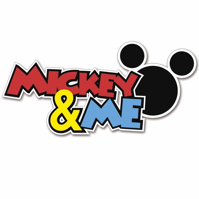 650x650 Magic Moments Mickey And Me Laser Die Cut Brand Spankin' New