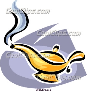 294x308 Magic Lamp Clip Art