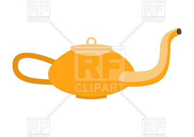 400x284 Magic Lamp Of Aladdin. Arabic Gold Vessel For Oil. Royalty Free
