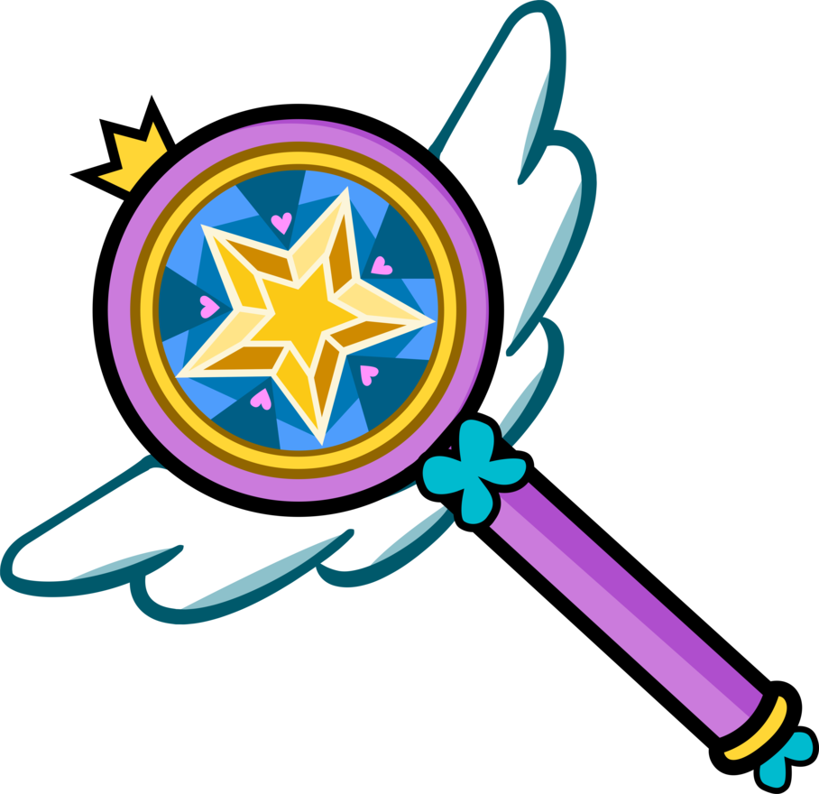 908x880 Star Butterfly Magic Wand Vector By Sparxyz