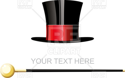 400x251 Old Cylinder Or Magician Cane Royalty Free Vector Clip Art Image