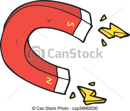 450x383 Freehand Drawn Cartoon Magnet Vectors