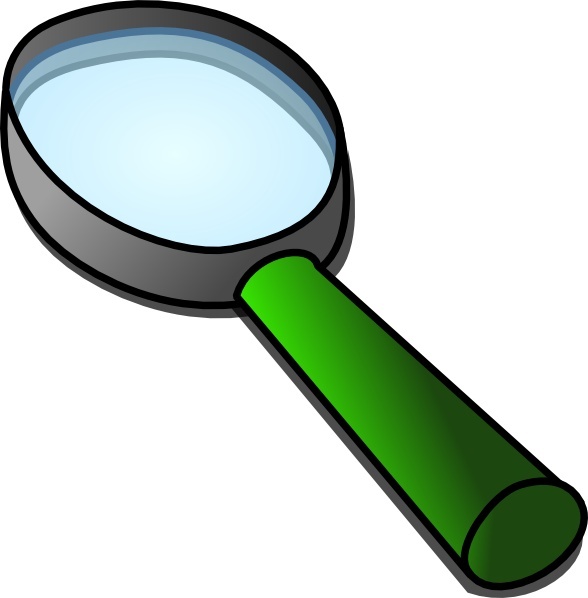 588x598 Loupe Clipart Magnifying Glass