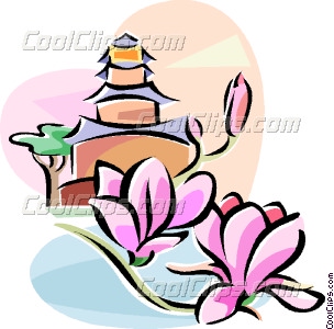 304x300 Chinese Yulan Magnolia Flower Vector Clip Art