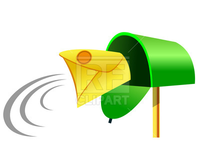 400x320 Incoming Mail Royalty Free Vector Clip Art Image