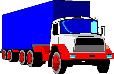 456x297 Mail Truck Clipart