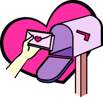 413x386 Mailbox Cute Valentine Mail Clipart Clipart Kid