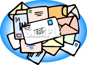 350x261 Clipart Of A Mail Carrier Royalty Free Picture