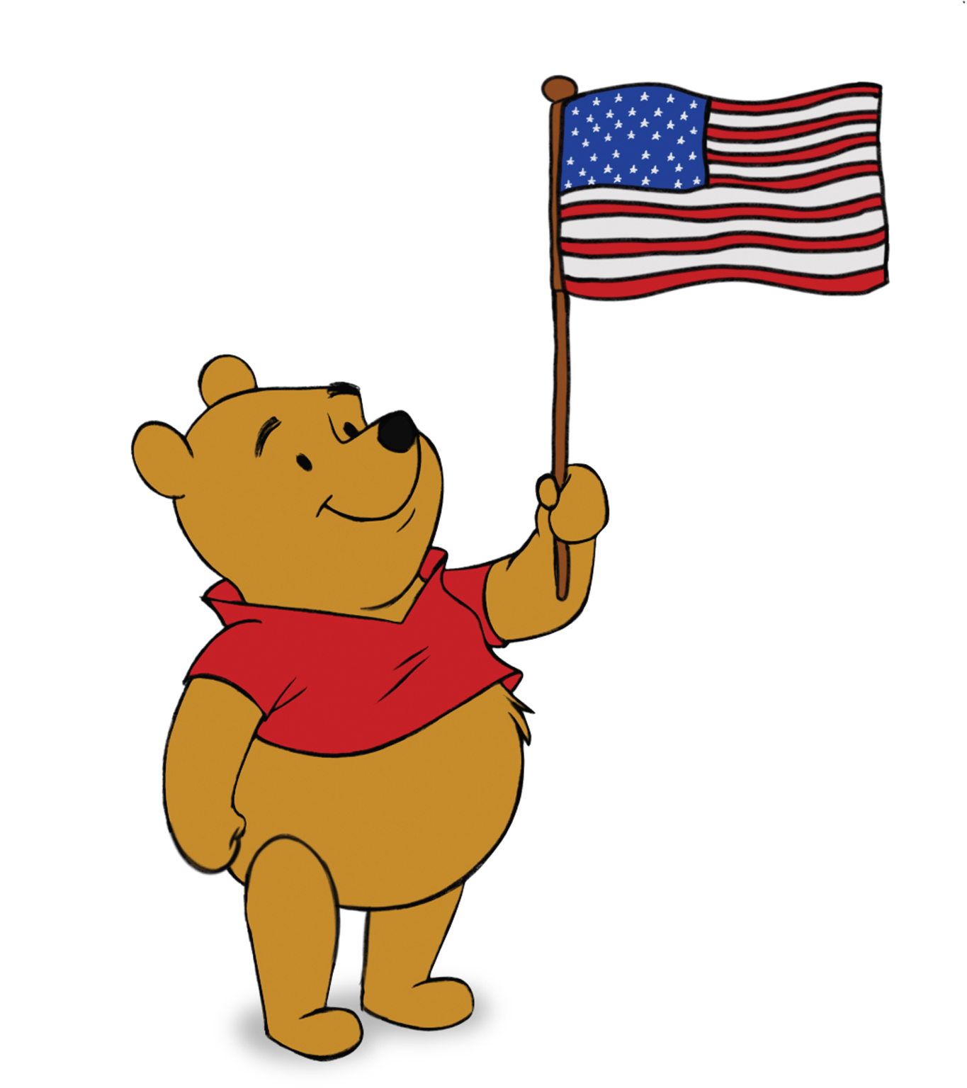 1365x1536 Pooh Mailman Clipart