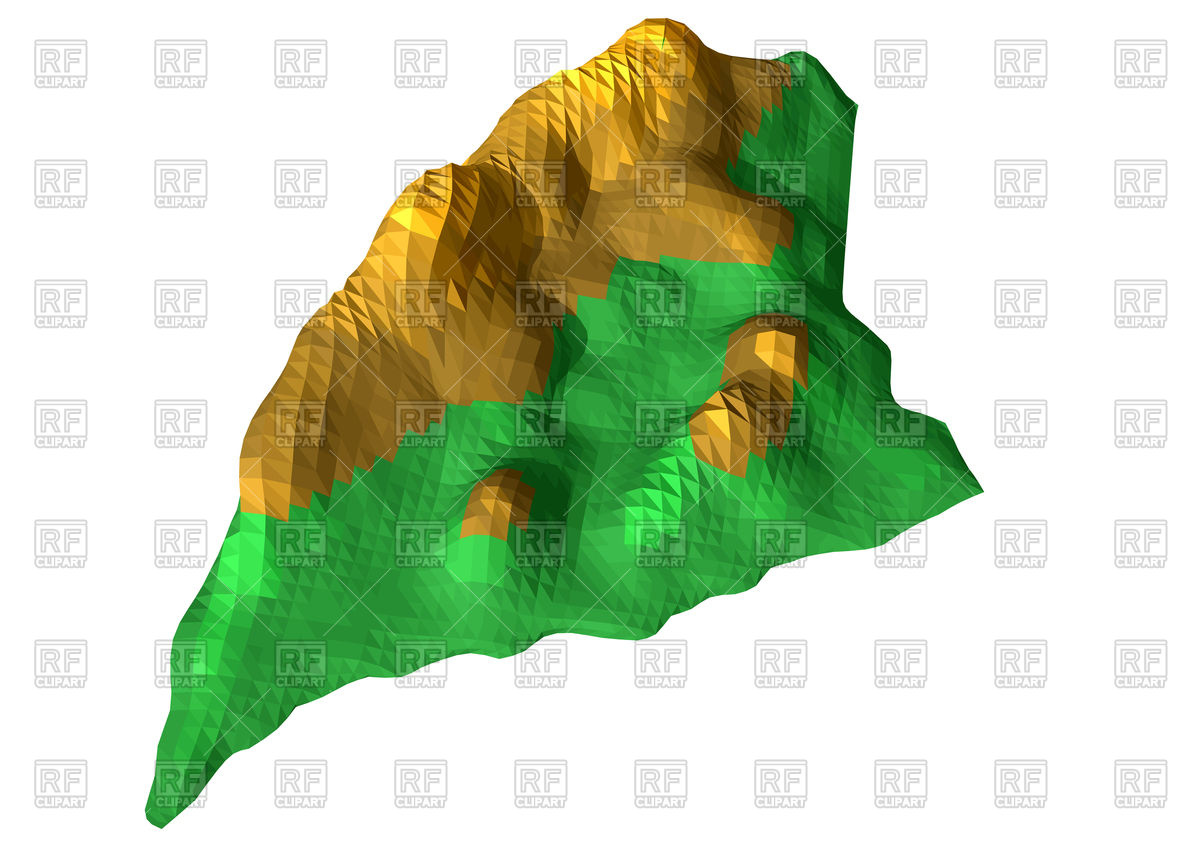 1200x849 Maine State In The New England Royalty Free Vector Clip Art Image