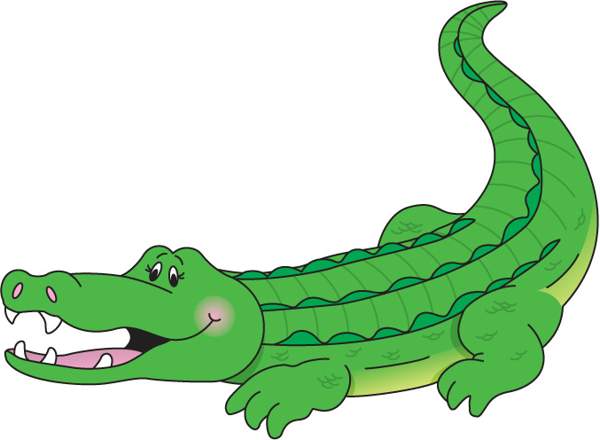 600x440 Majestic Alligator Clip Art Free Clipart Download