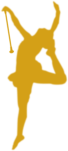 135x300 Majorette Silhoutte Clip Art