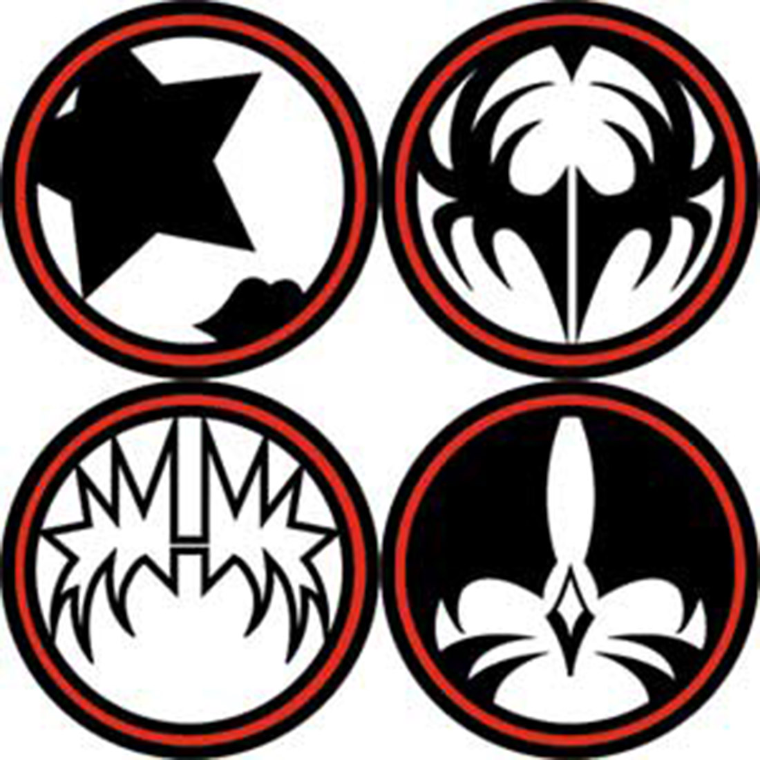 1100x1100 Collection Of Kiss Rock Band Clipart High Quality, Free