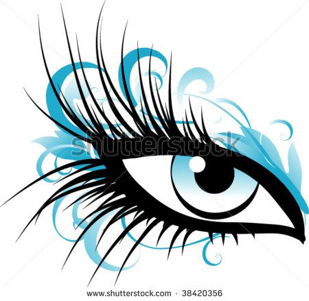 450x439 Eye Makeup Clipart