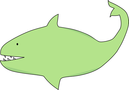 450x315 Mako Shark Outline Clipart