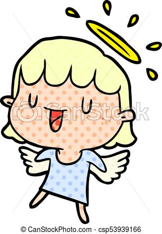 326x470 Cute Cartoon Angel Clip Art Vector